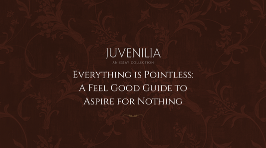 Everything is Pointless: A Feel Good Guide to Aspire for Nothing
