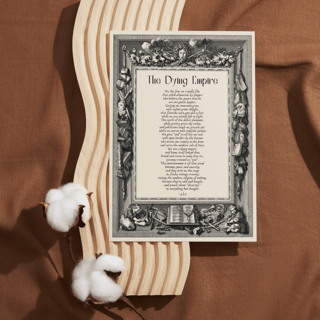The Dying Empire || Poetry Postcard