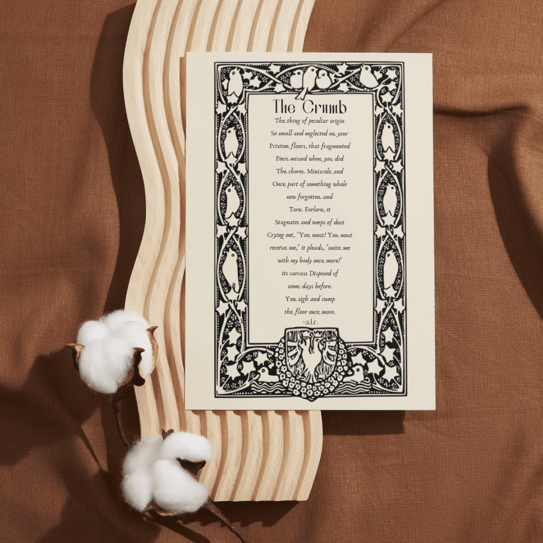 The Crumb || Poetry Postcard