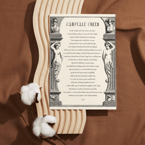 Fairytale Green || Poetry Postcard
