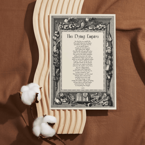 The Dying Empire || Poetry Postcard