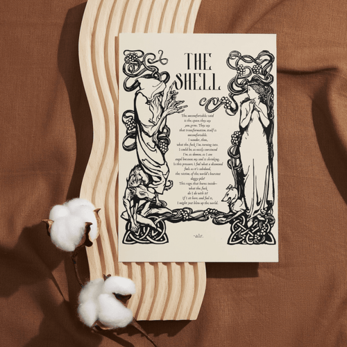 The Shell || Poetry Post Card