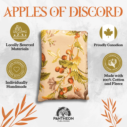 Product packaging with floral design and branding elements on a light background